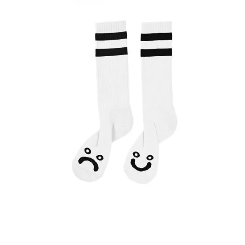 Polar Happy Sad Classic Sock White sold by Kong