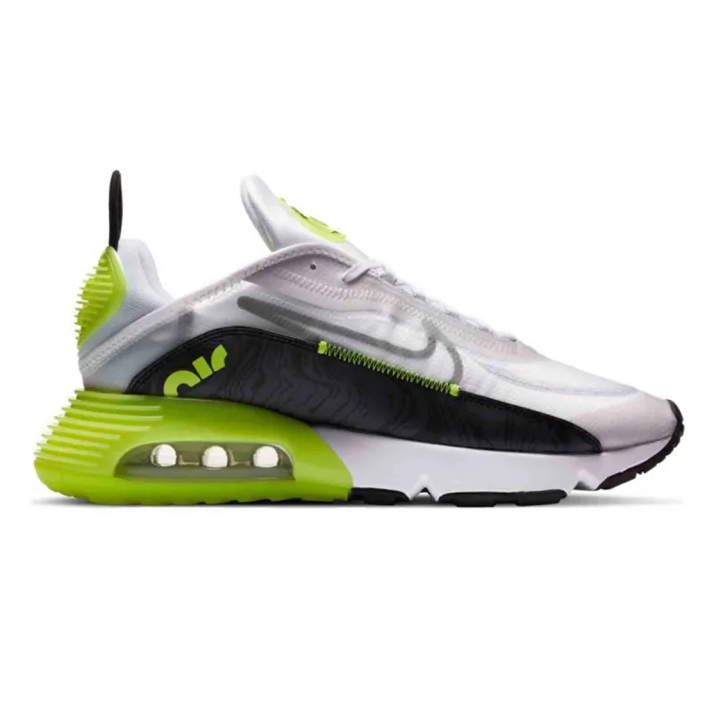 Nike Air Max 2090 White Cool Grey Volt Black sold by Kong