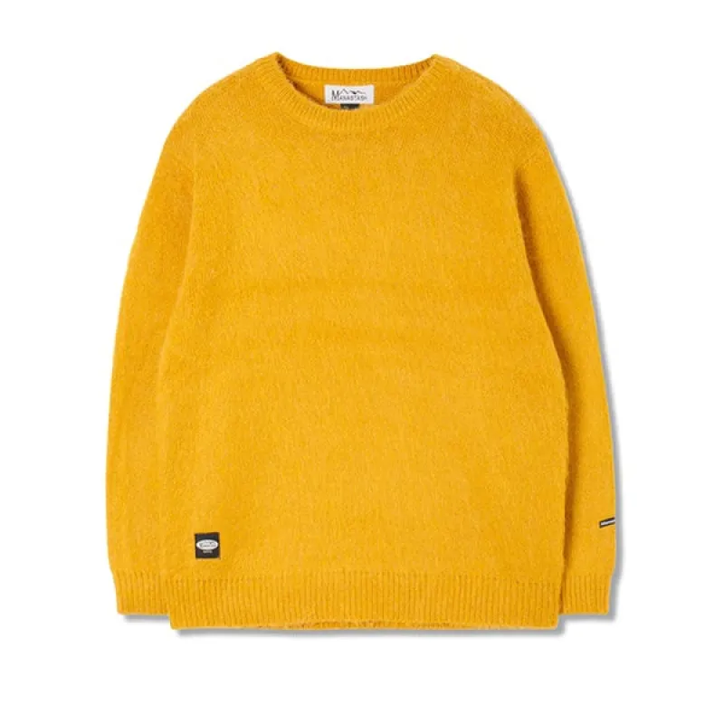 Manastash Aberdeen Sweater Mustard sold by Kong