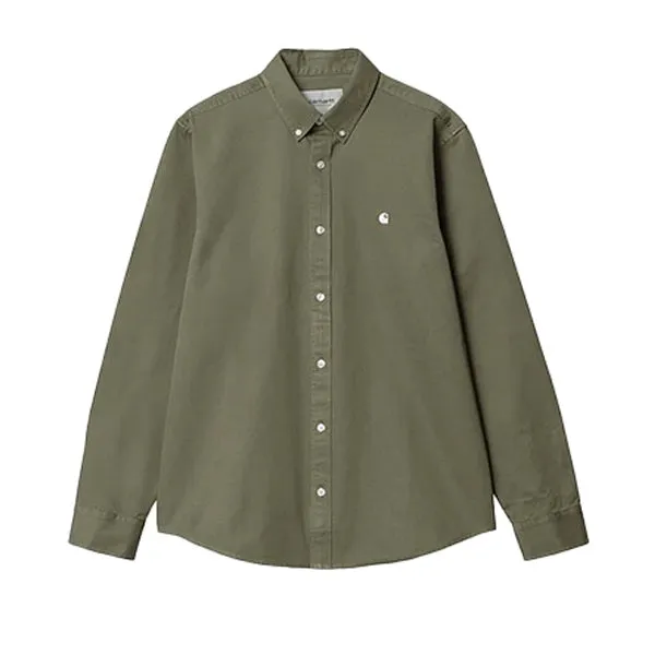Carhartt WIP Madison LS Shirt Seaweed Wax sold by Kong