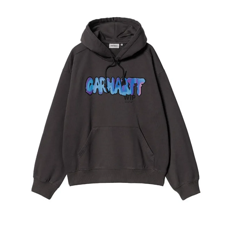 Carhartt WIP Hooded Drip Sweat Charcoal sold by Kong