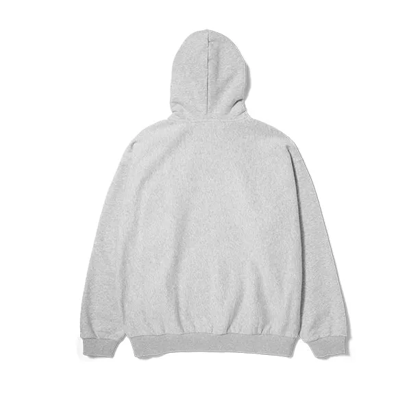 Huf Benton Heavyweight Fleece Hoodie Heather Grey sold by Kong product image thumbnail 2