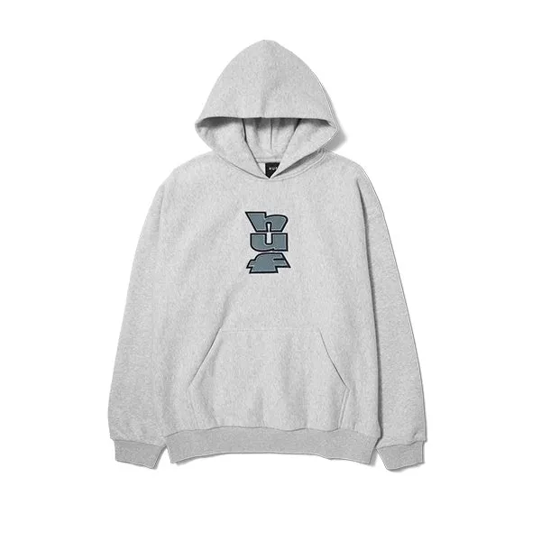 Huf Benton Heavyweight Fleece Hoodie Heather Grey sold by Kong