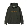 Carhartt WIP Hooded Carhartt Sweat Boxwood Ochre sold by Kong