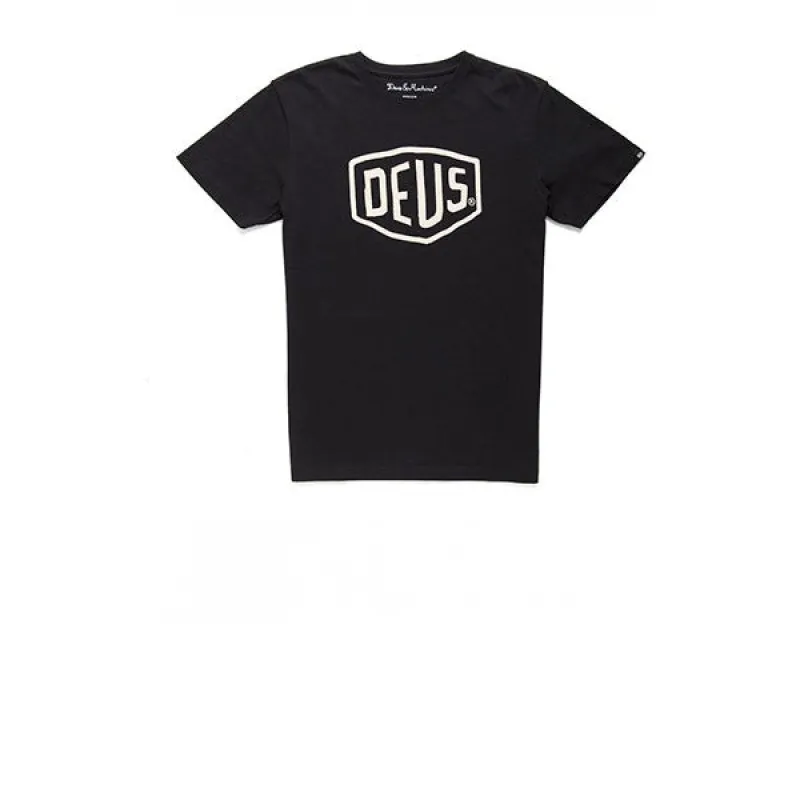 Deus S/S Shield Tee Black sold by Kong