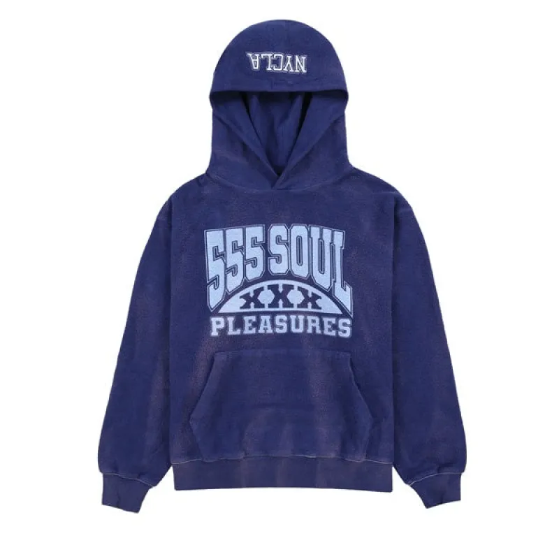 Pleasures 53X Inside Out Hoodie Navy made by Pleasures