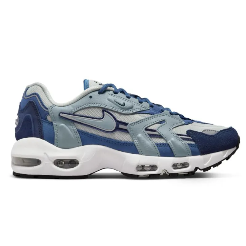 Nike Air Max 96 II Premium Light Silver/Aviator Grey-Mystic Navy sold by Kong
