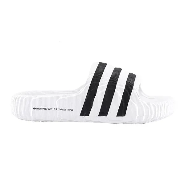 Adidas Originals Adilette 22 White White Black sold by Kong