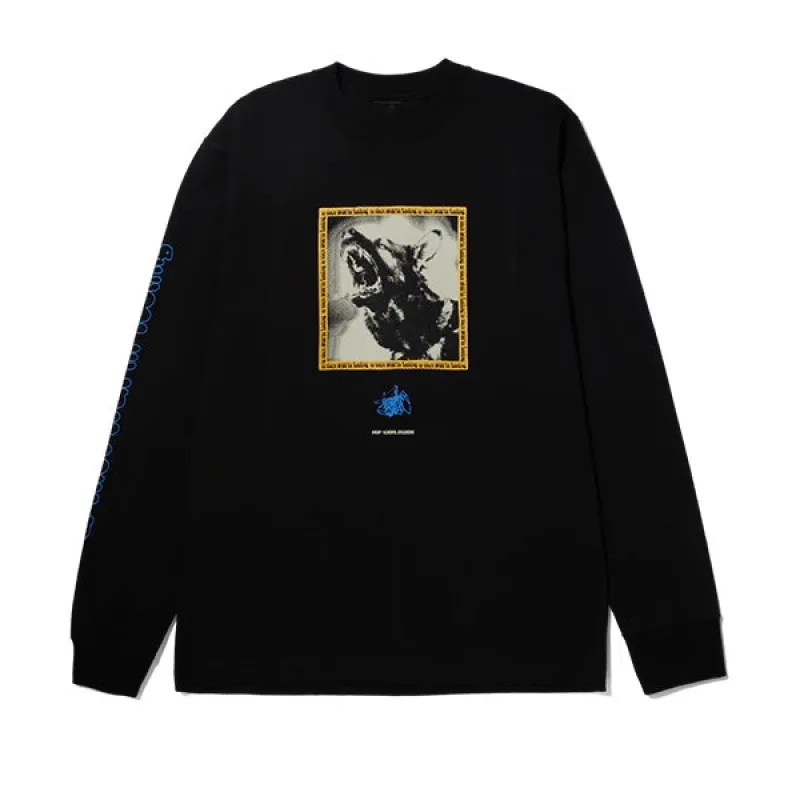 Huf Beware LS Tee Black sold by Kong