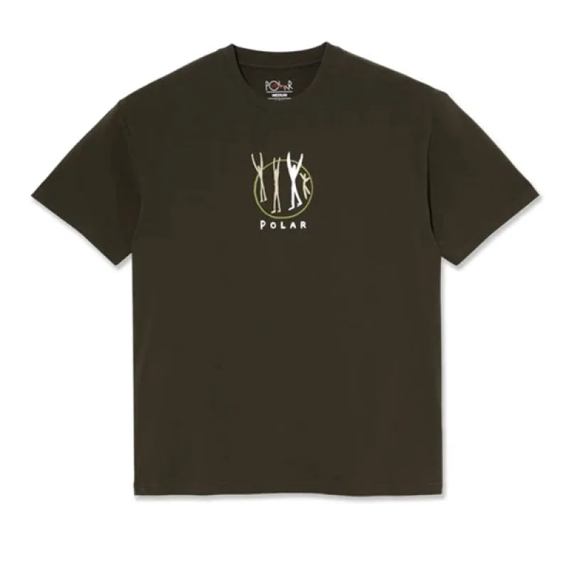 Polar Polar Gang Tee Brown sold by Kong