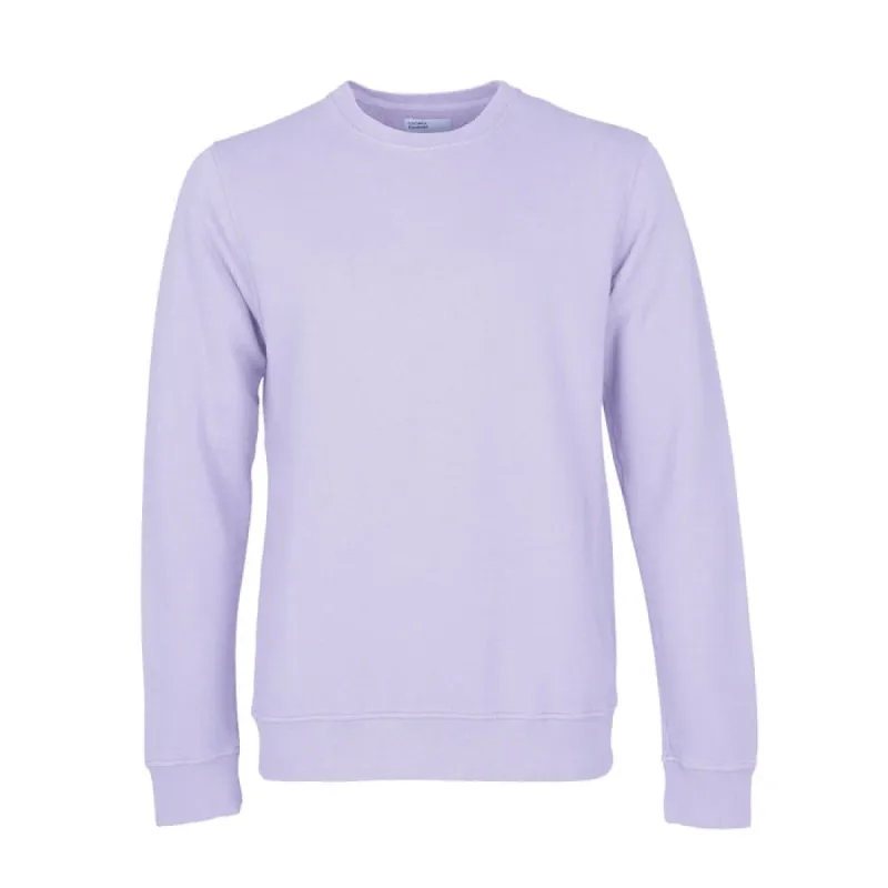 Colorful Standard Classic Organic Crew Soft Lavender sold by Kong