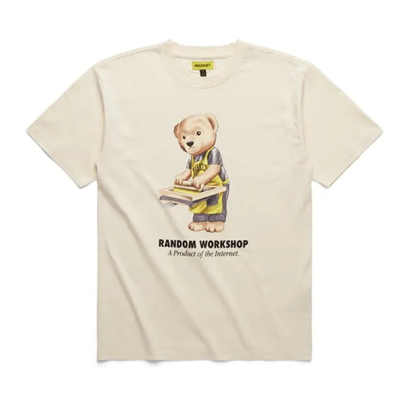 Market Random Workshop Bear Tee Cream sold by Kong