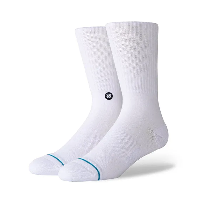 Stance Icon Sock White Black sold by Kong