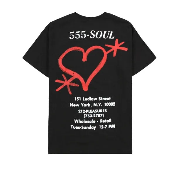 Pleasures Biz Card T Shirt Black sold by Kong