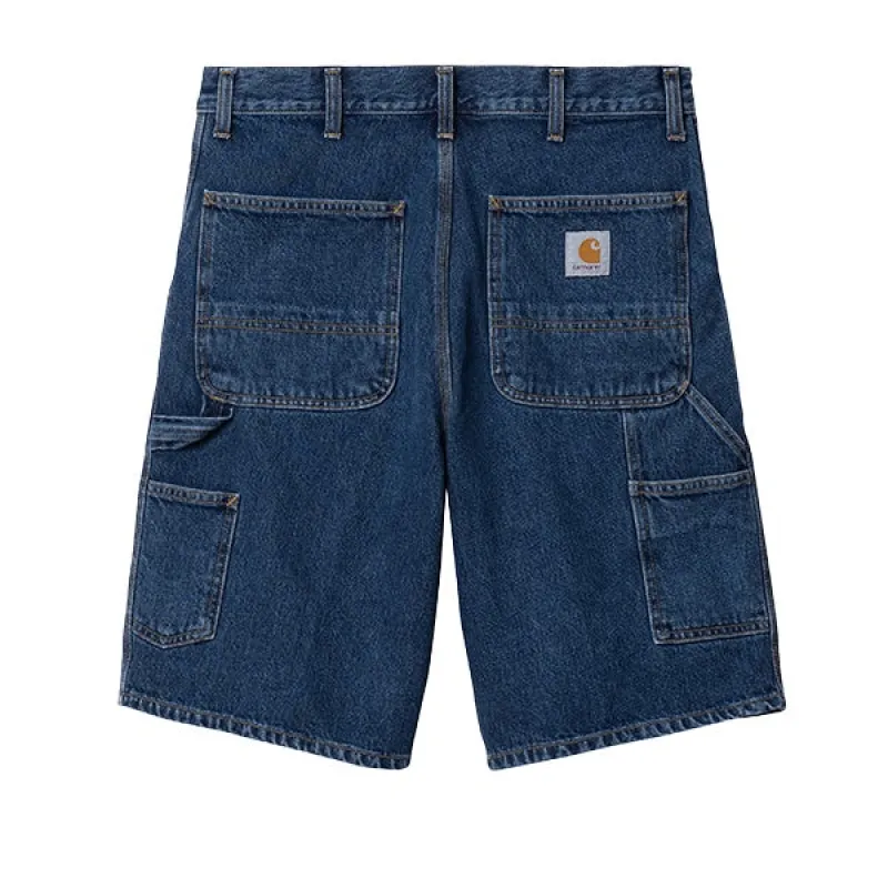Carhartt WIP Single Knee Short Blue Stone Washed sold by Kong