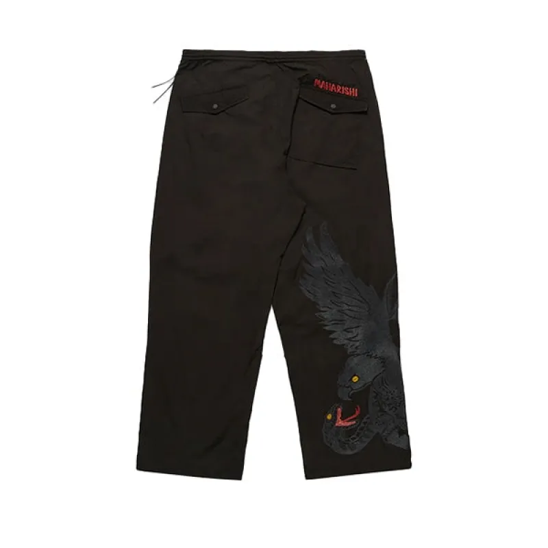 Maharishi Eagle Vs Snake Snopants Loose Fit Black sold by Kong