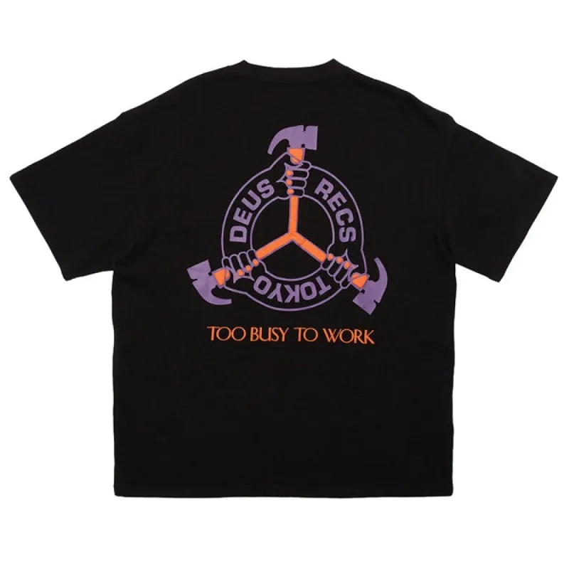 Deus Divine Hammer Tee Phantom Black sold by Kong