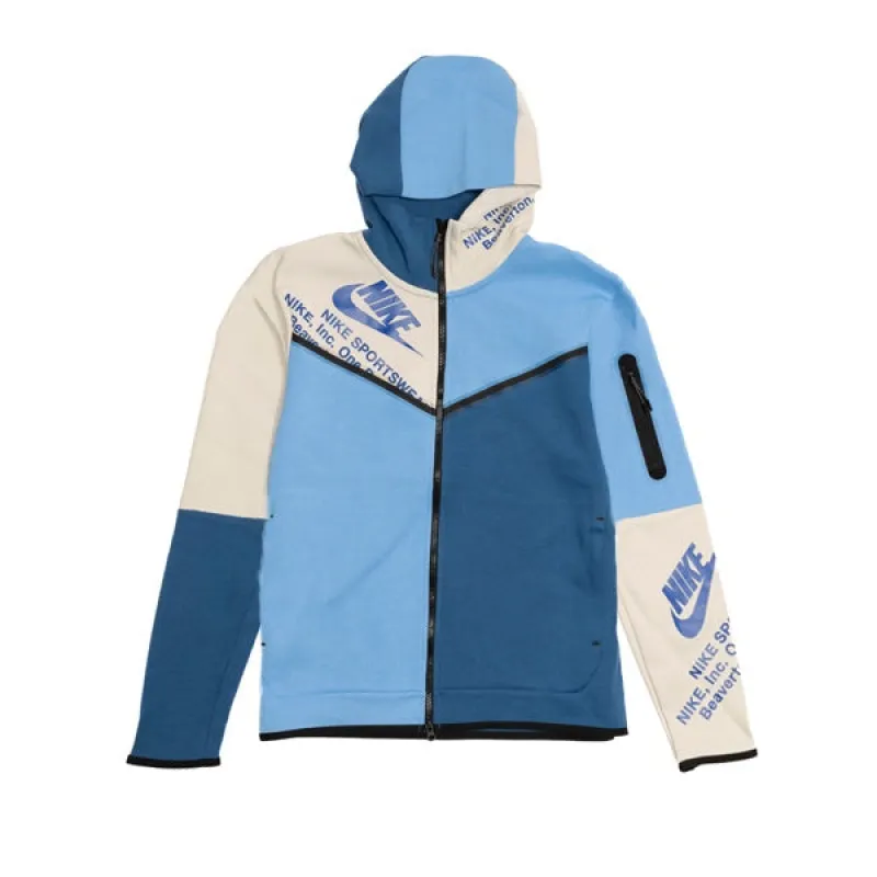 【WIND AND SEA】Tech Fleece Zip-up Hooded Nike-Sportswear-Tech-Fleece-