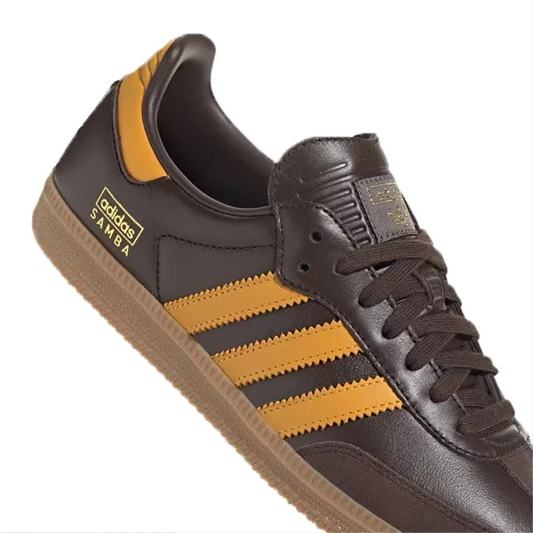 Adidas Originals Samba OG Dark Brown Preloved Yellow Gum sold by Kong product image thumbnail 4