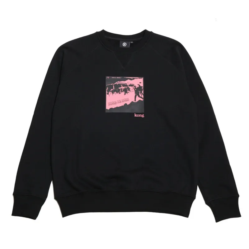 Kong Scaring The Nation Sweatshirt Black made by Kong