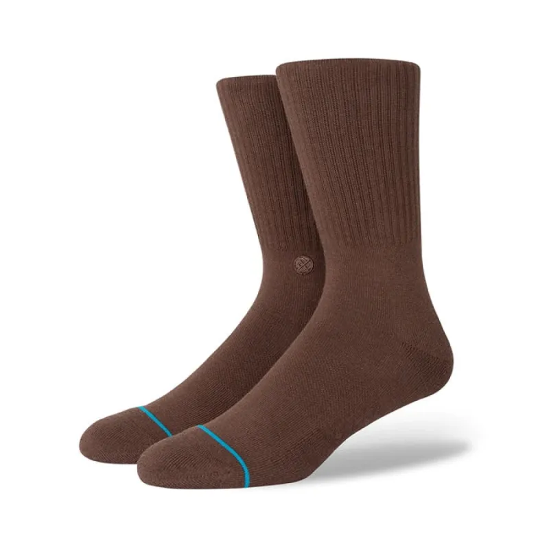 Stance Icon Sock Brown sold by Kong