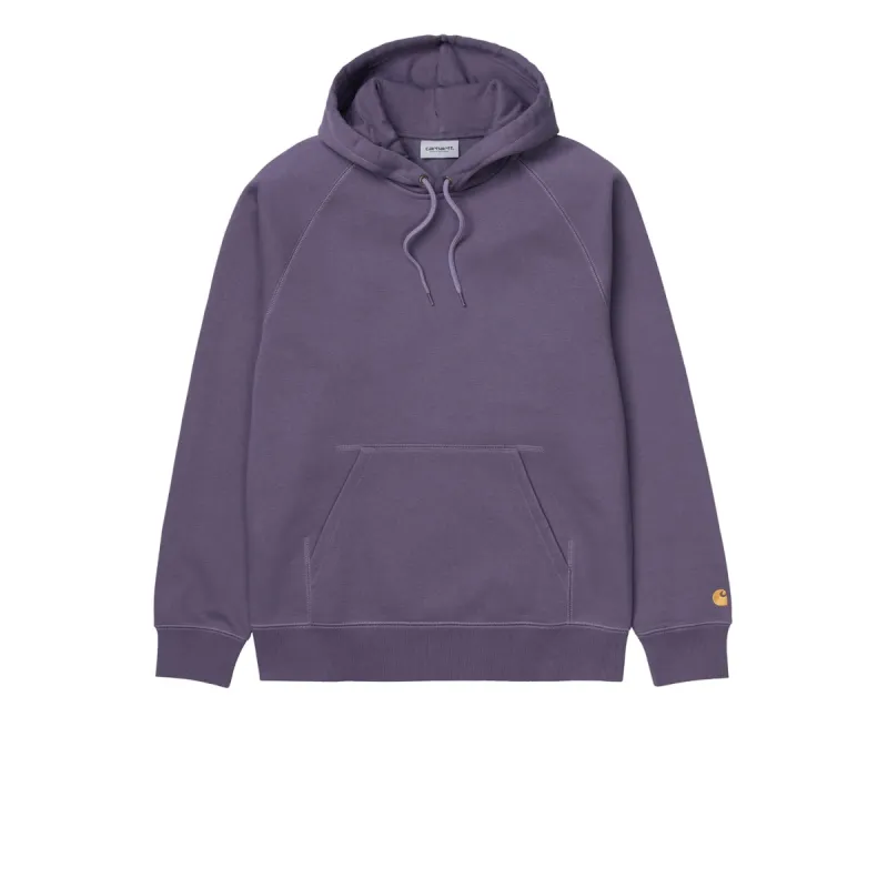Carhartt WIP Hooded Chase Sweat Provence/Gold sold by Kong
