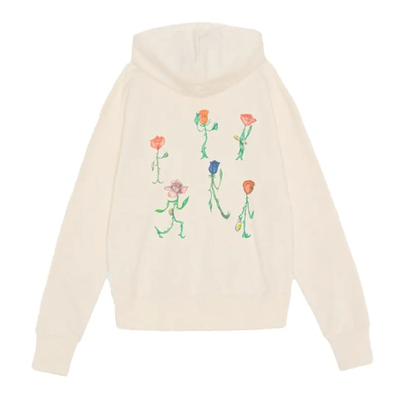 Soulland Flowers Knitted Hoodie Off White sold by Kong