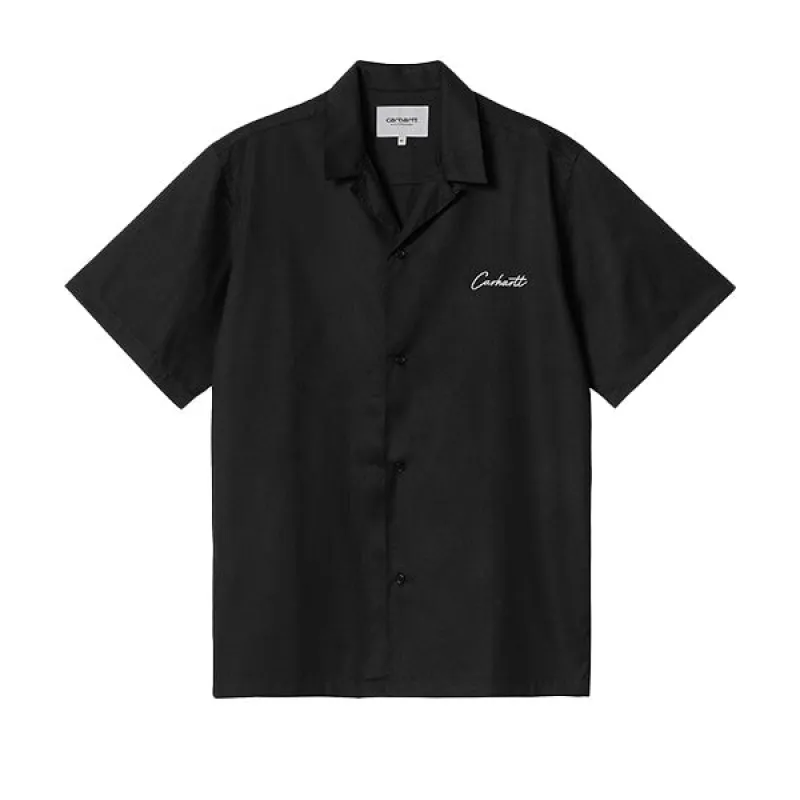 Carhartt WIP Delray Shirt Black Wax sold by Kong