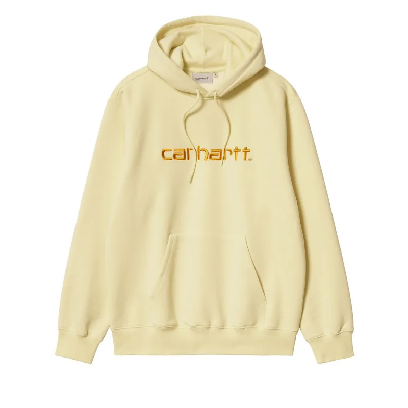 Carhartt WIP Hooded Carhartt Sweat Soft Yellow Pop sold by Kong
