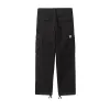 Carhartt WIP Regular Cargo Pant Black Garment Dyed sold by Kong