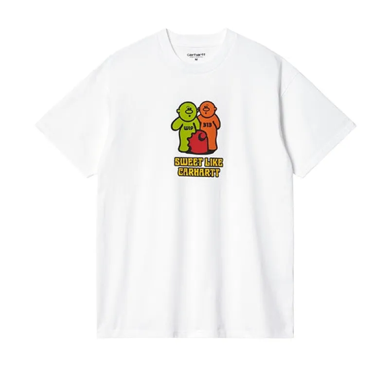 Carhartt WIP SS Gummy T shirt White sold by Kong
