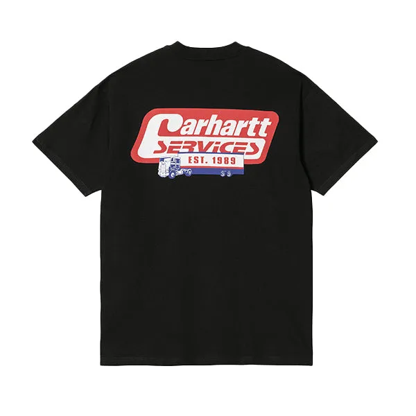 Carhartt WIP SS Freight Services T shirt Black sold by Kong product image thumbnail 2