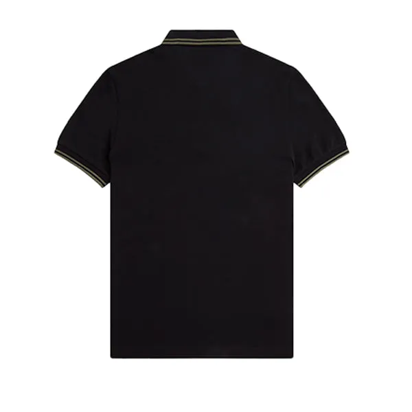 Fred Perry Twin Tipped Shirt Black Field Green sold by Kong product image thumbnail 2