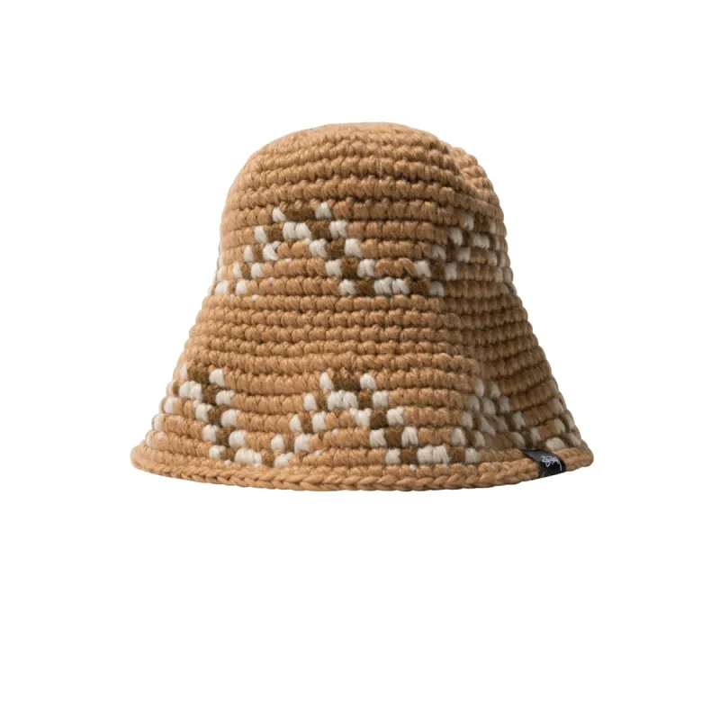 Stussy Giza Knit Bucket Hat Brown sold by Kong