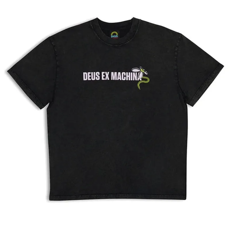 Deus Surf Shop Tee Anthracite sold by Kong