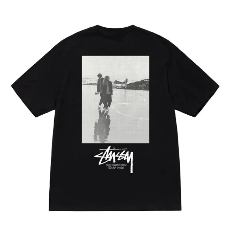 Stussy Low Tide Tee Black sold by Kong