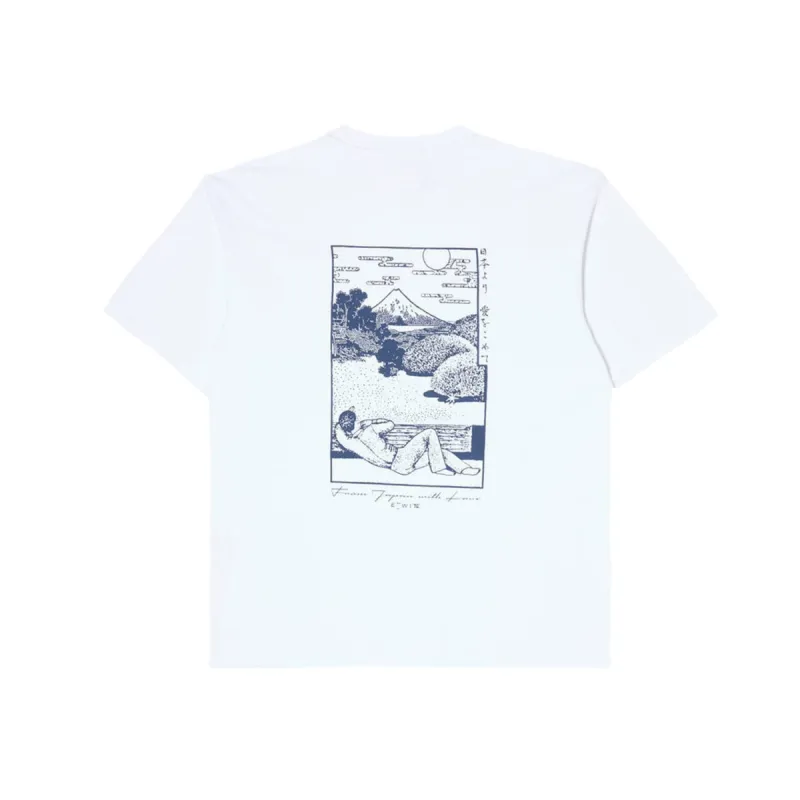 Edwin Fuji Scenery TS Tee White sold by Kong