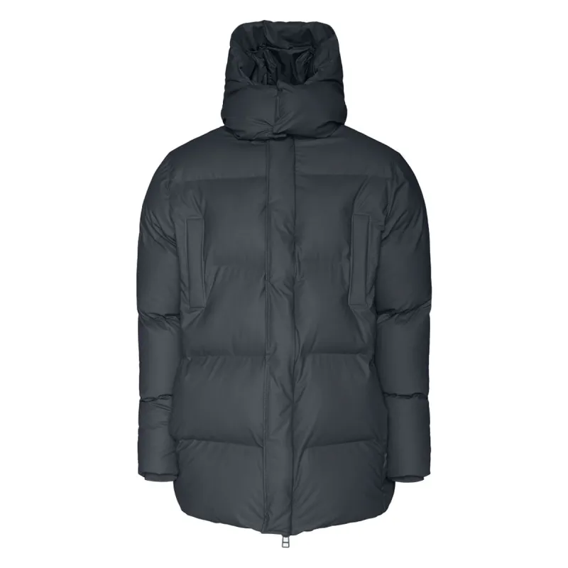 Rains Hooded Puffer Coat Slate sold by Kong
