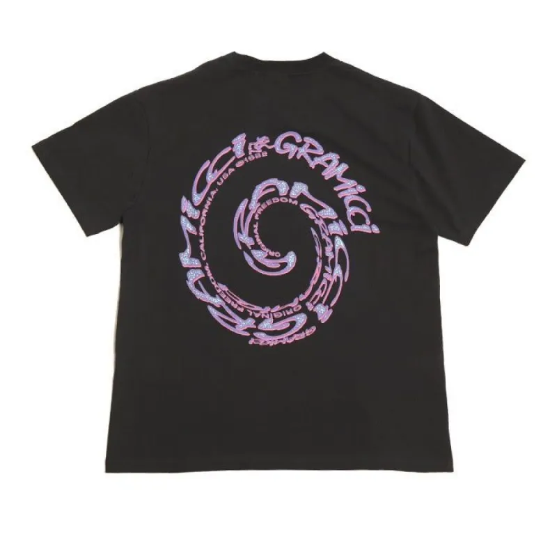 Gramicci Swirl Tee Black sold by Kong