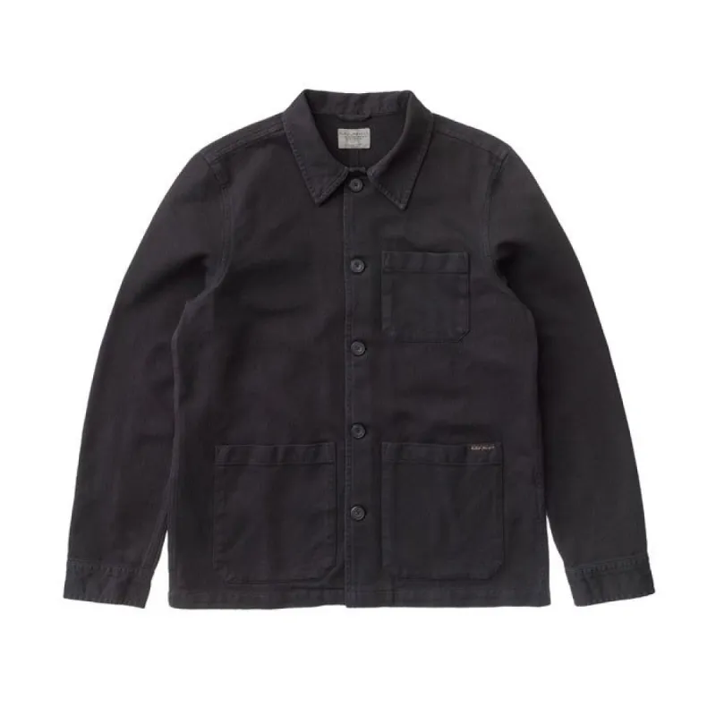 Nudie Barney Worker Jacket Black sold by Kong