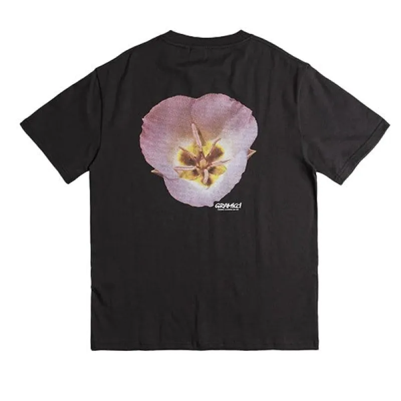 Gramicci Flower Tee Vintage Black sold by Kong