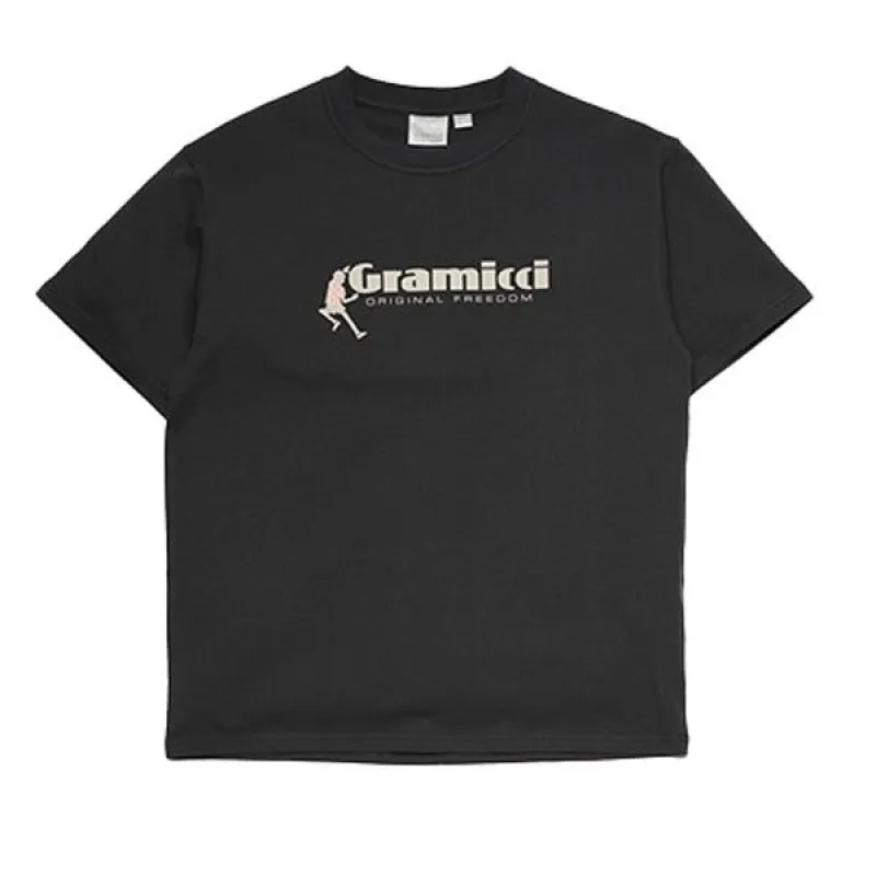 Gramicci Dancing Man Tee Vintage Black made by Kong