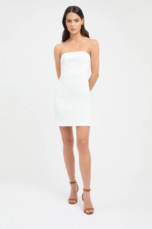 Oyster Contour Dress made by Kookai