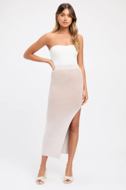 Cece Split Midi Skirt sold by Kookai