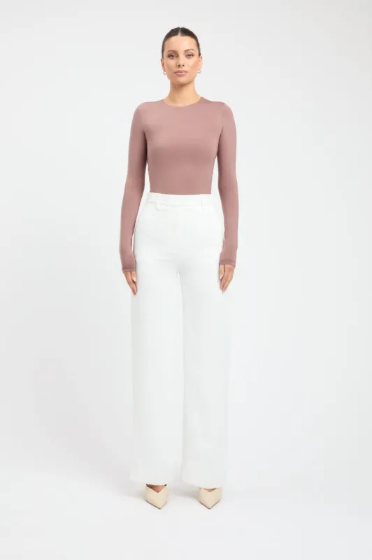 Elina Long Sleeve Bodysuit sold by Kookai