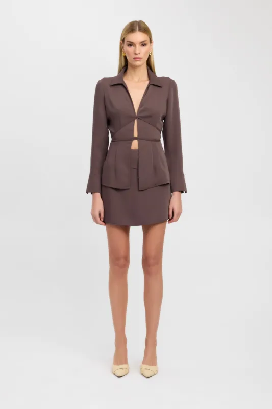 Maria Long Sleeve Tie Top sold by Kookai