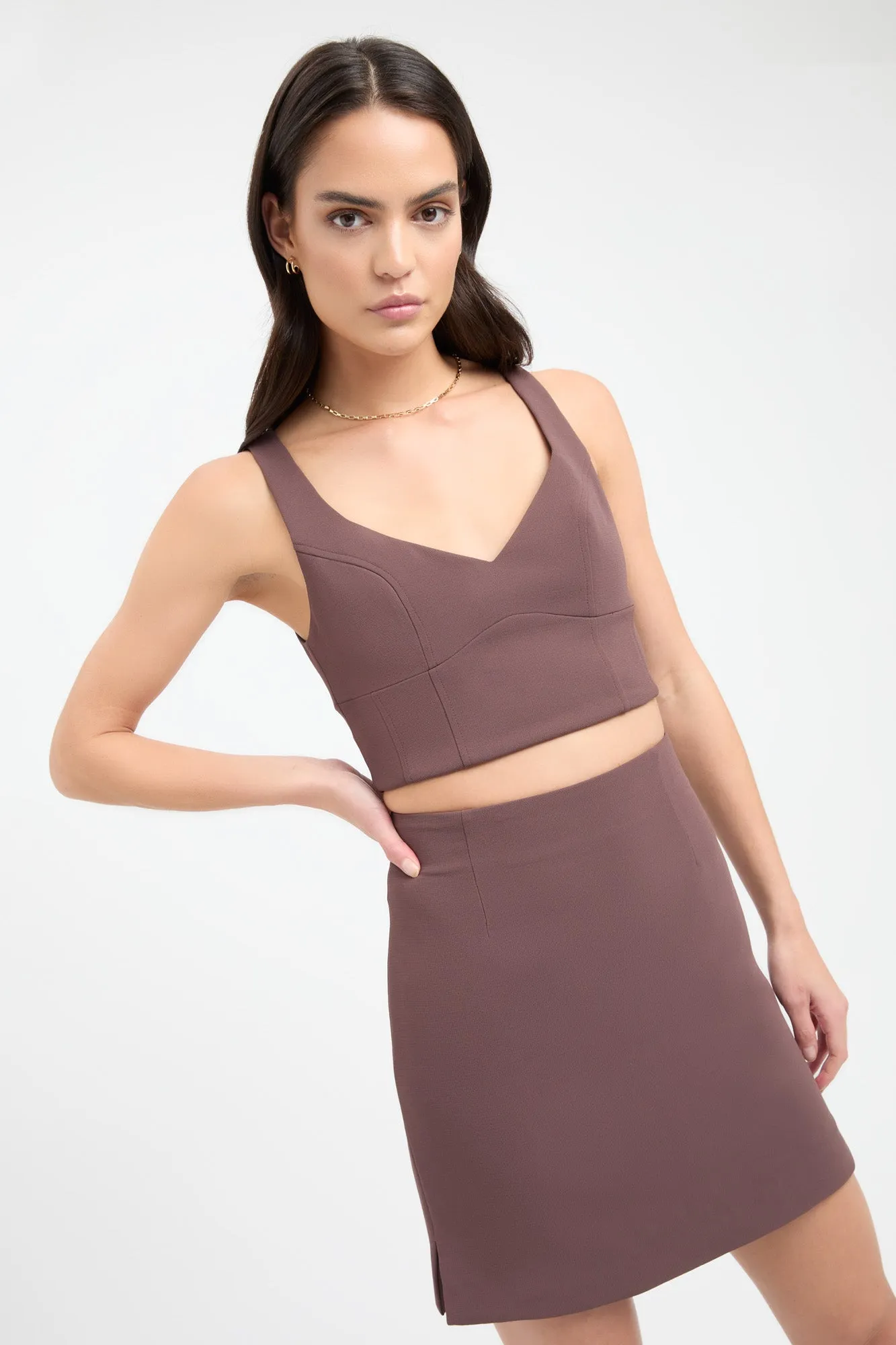 Alpha Split Mini Skirt sold by Kookai product image thumbnail 2