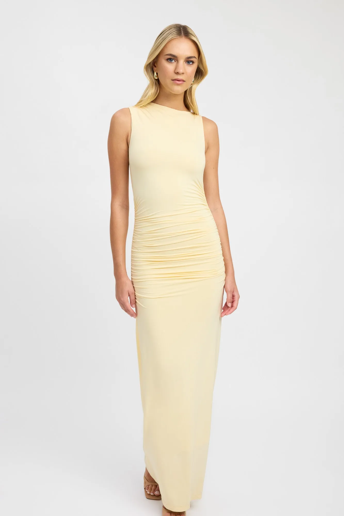 knee length dresses for ladies Meet the Alannah Maxi Dress in Lilac by Tulle and Batiste main image 1