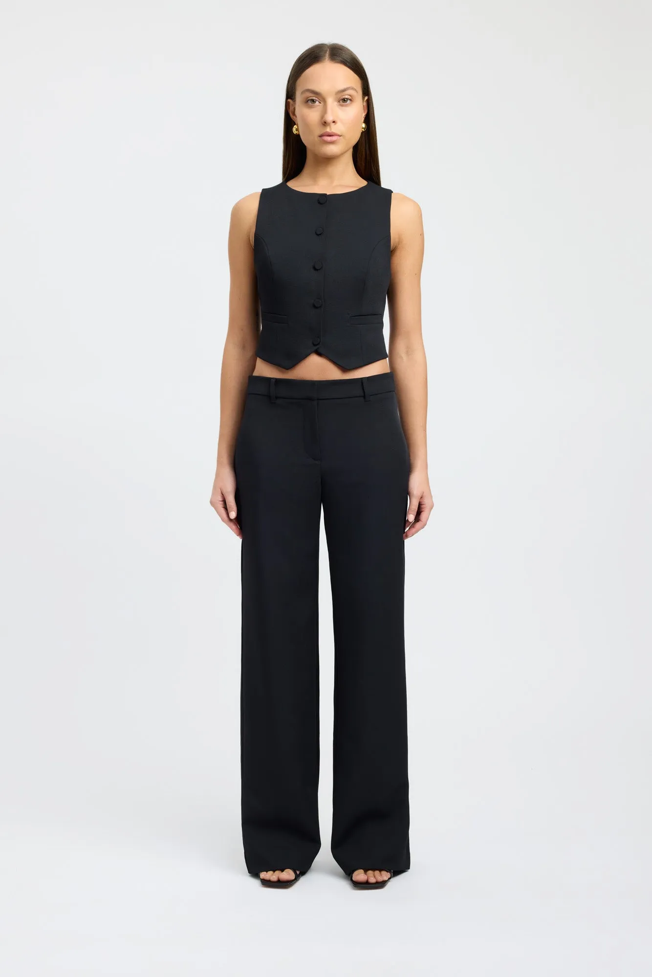 Oyster Core Vest sold by Kookai