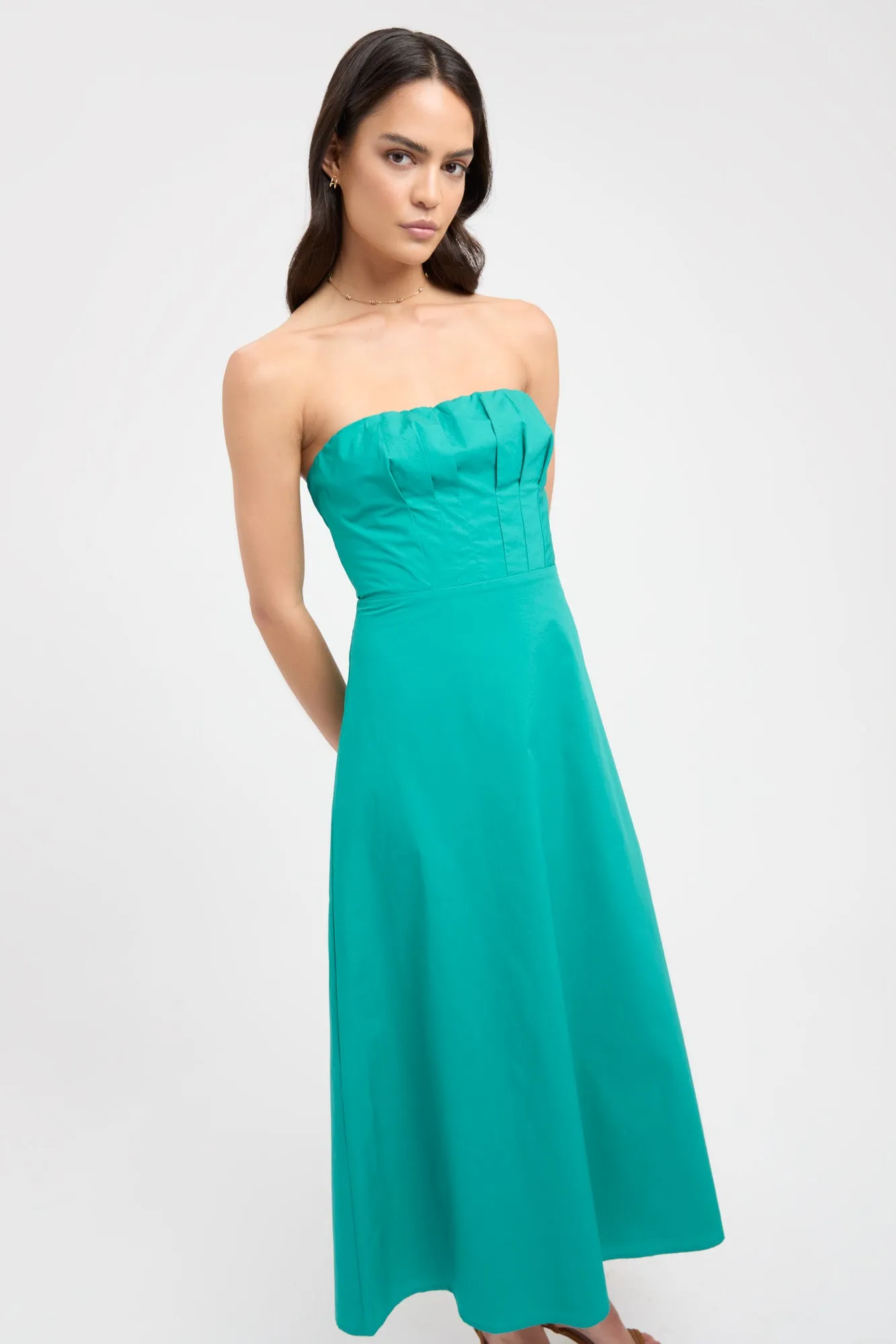 Poplin Strapless Dress sold by Kookai product image thumbnail 2